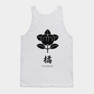 Tachibana Clan kamon with text Tank Top